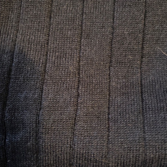 Tahari merino wool blend navy sweater. Sz L - Picture 14 of 14